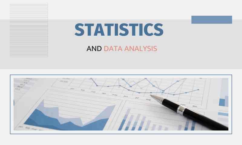 statistics and data analysis by a professional